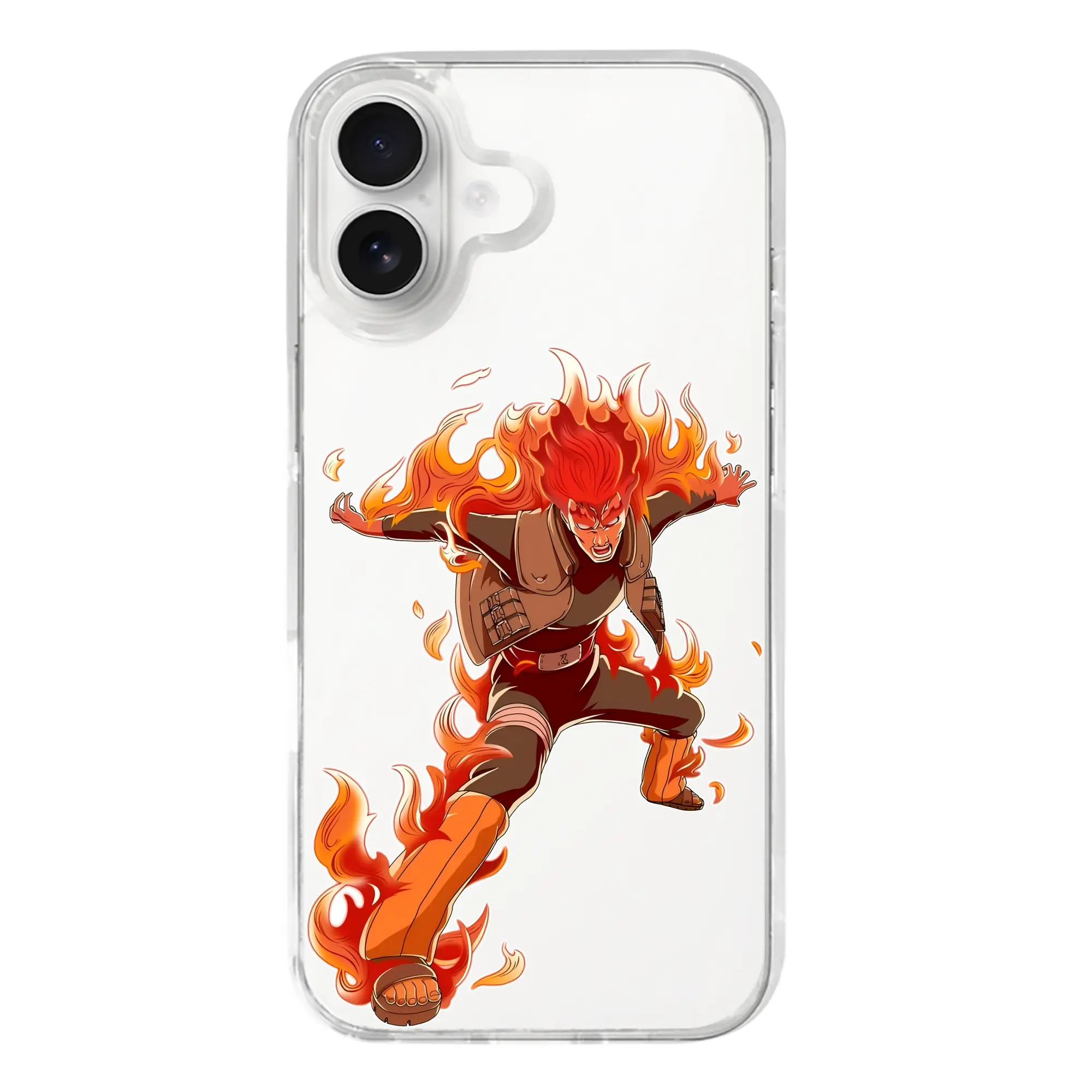 ナルト グッズ マイト・ガイ - iPhone 17シリーズ 透明スマホケース – 薄型・耐衝撃・精密フィット保護カバー